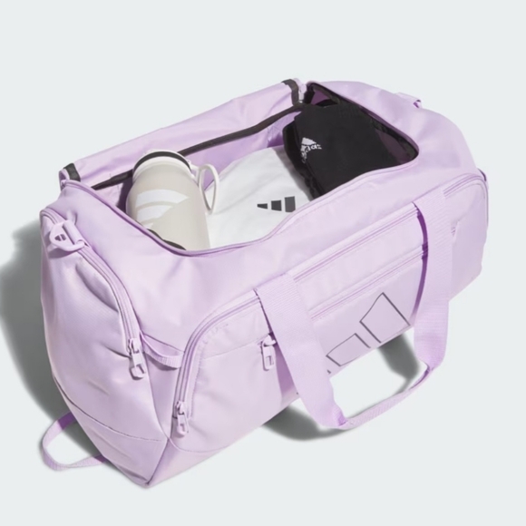 Adidas Defender 5 Small Duffle Bag In Powder Plum Purple. - Picture 3 of 13